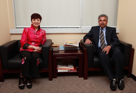刘宝珍副总裁会见印度驻广州总领事馆领事奈尔先生