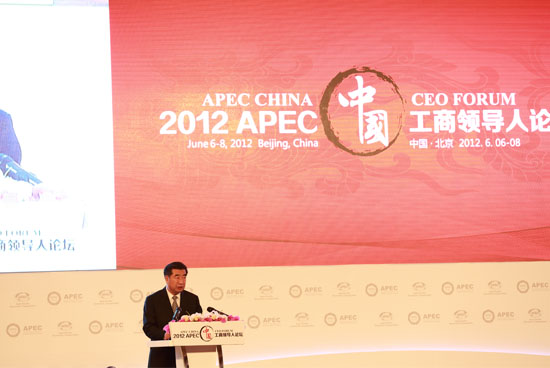 我司独家完成亚太经合组织（APEC）中国工商领导人论坛同声传译、交替传译服务工作